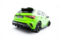 Hinten Splitter (mit einem vertikalem balken) V.3 Audi RS3 Sportback 8Y Facelift