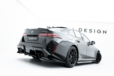 Hinten Splitter (mit einem vertikalem balken) BMW M5 Sedan / Touring G90