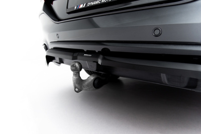 Hinten Splitter (mit einem vertikalem balken) V.2 BMW X6 M-Pack G06 Facelift