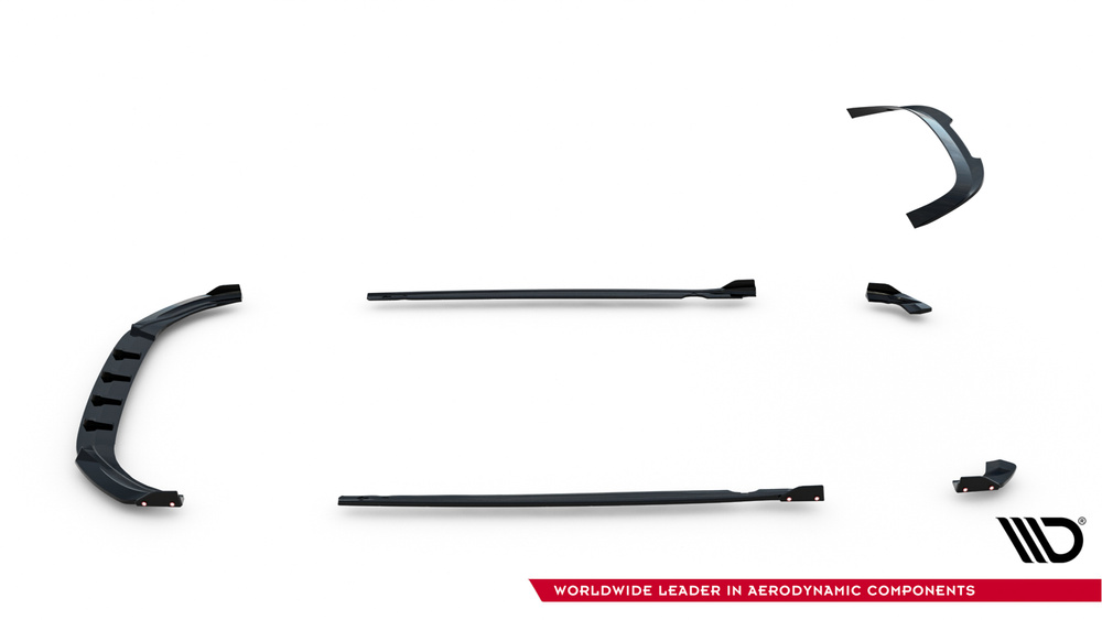 Diffusor Satz V.3 Volkswagen Golf R Hatchback Mk8 Facelift