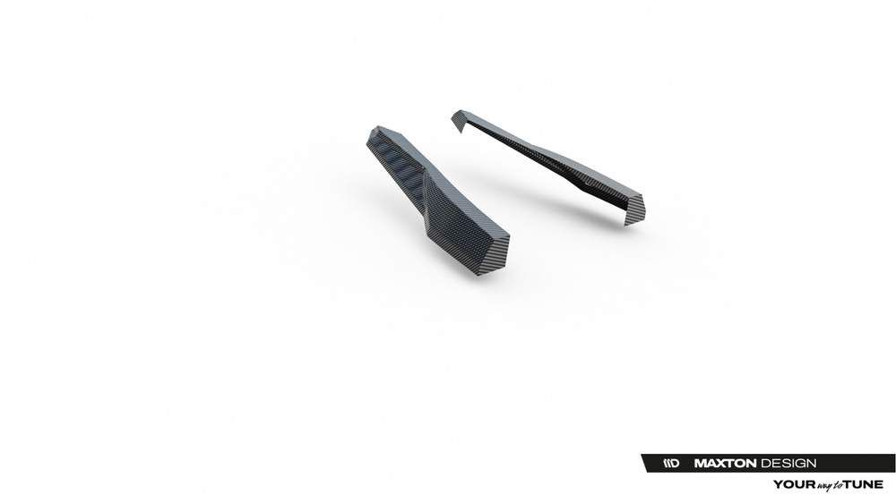 Prepreg Carbon Fiber Heck Diffusor Seite Audi RSQ8 Mk1