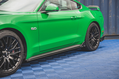 Seitenschweller Diffusor + Flaps  Ford Mustang GT Mk6 Facelift
