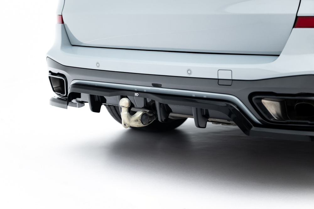 Hinten Splitter (mit einem vertikalem balken) V.2 BMW X5 M-Pack G05 Facelift