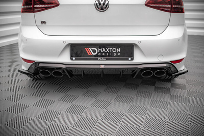 Heck Diffusor Seite V.4 Volkswagen Golf R Mk7