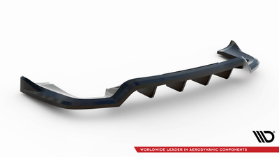 Hinten Splitter (mit einem vertikalem balken) Porsche Cayenne Mk2 Facelift