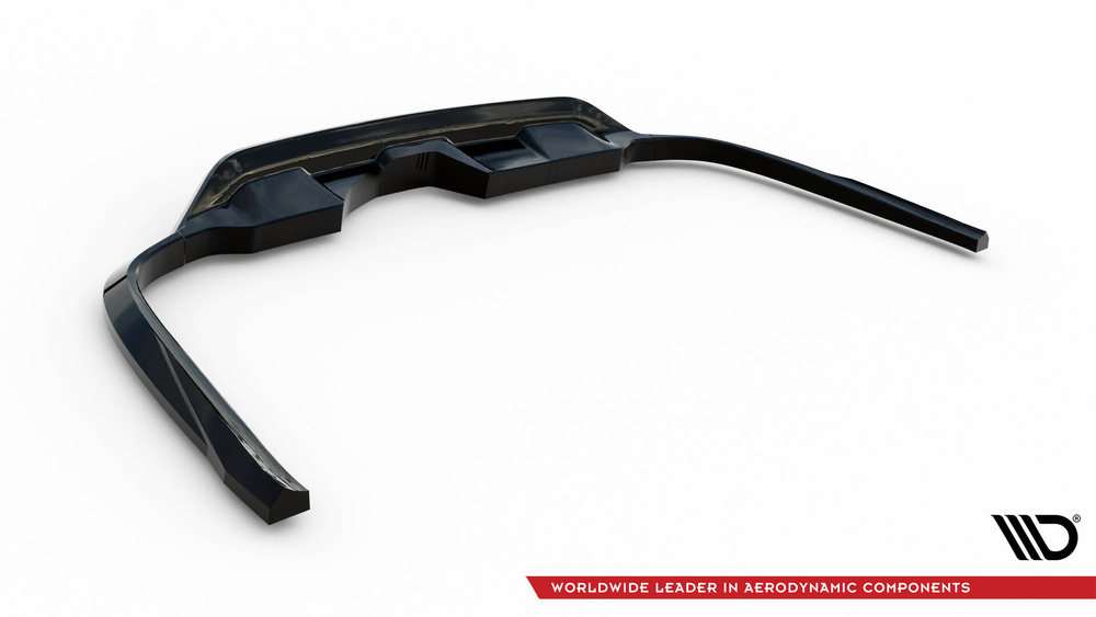 Hinten Splitter (mit einem vertikalem balken) Audi A6 Allroad C8