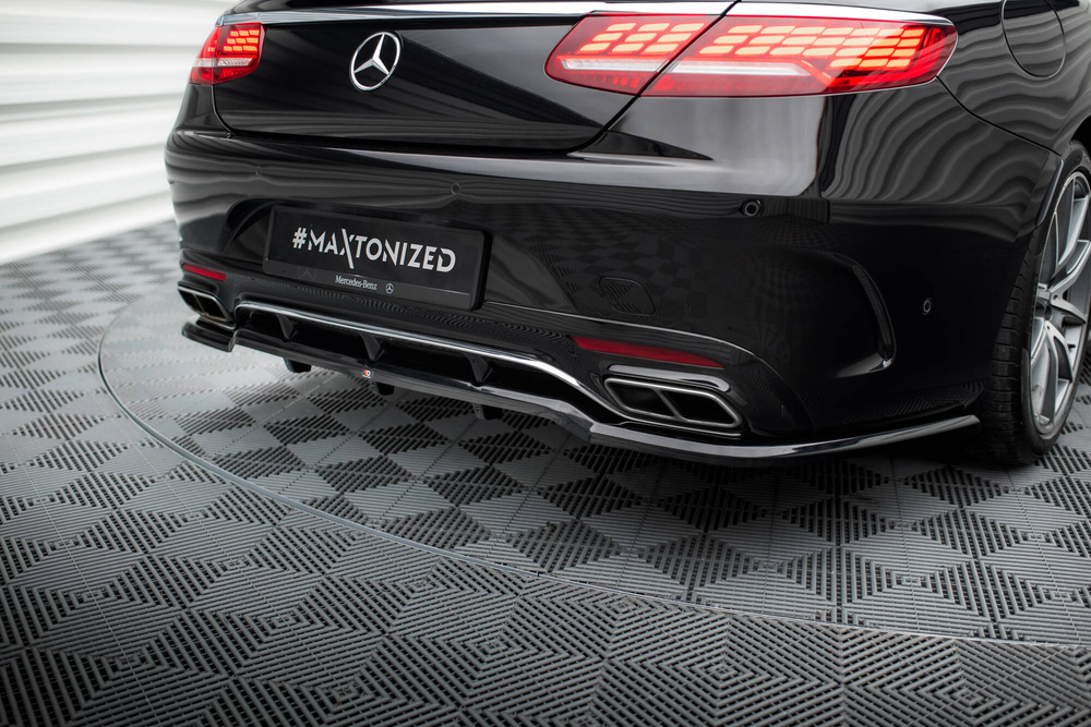 Hinten Splitter (mit einem vertikalem balken) Mercedes-Benz S Coupe AMG-Line C217 Facelift