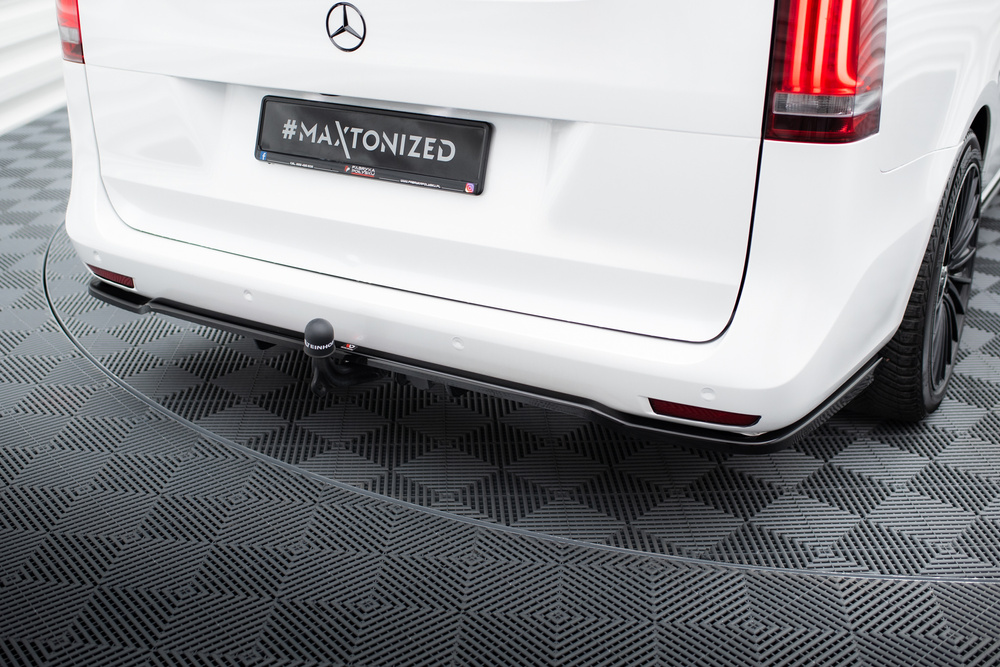 Hinten Splitter (mit einem vertikalem balken) Mercedes-Benz Vito Extra Long W447