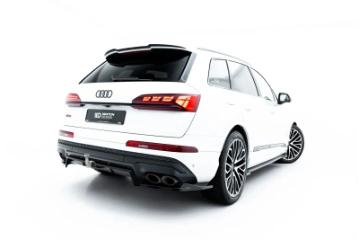 Hinten Splitter (mit einem vertikalem balken) Audi SQ7 Mk2 Facelift 2