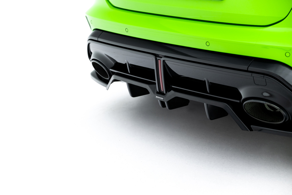 Hinten Splitter (mit einem vertikalem balken) V.3 Audi RS3 Sportback 8Y Facelift