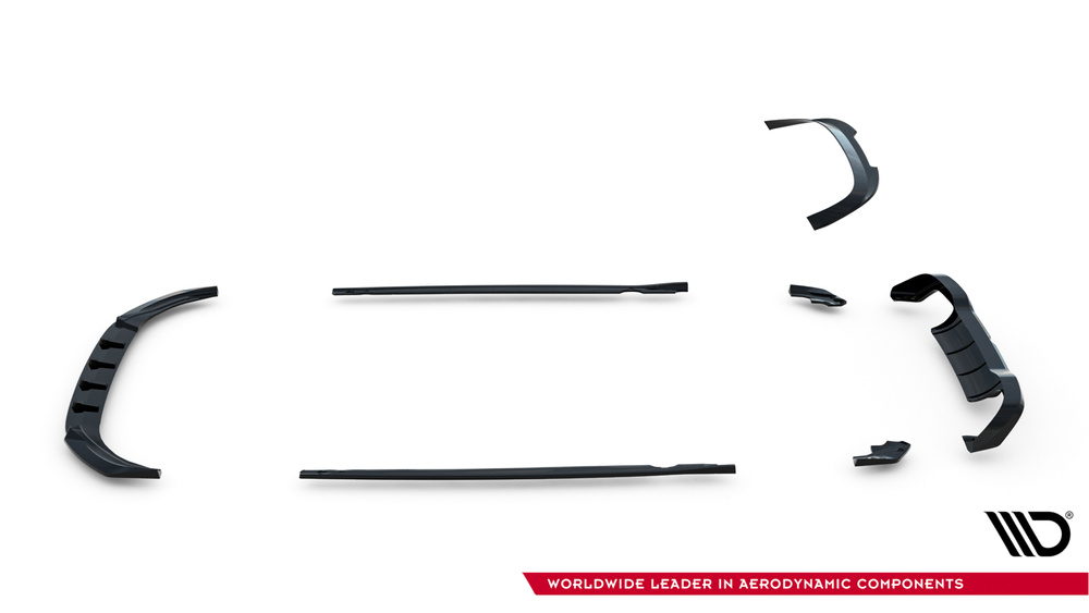 Diffusor Satz V.5 Volkswagen Golf R Hatchback Mk8 Facelift