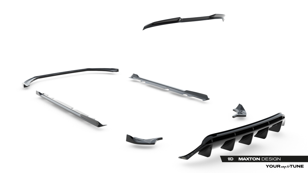 Diffusor Satz V.3 Ford Fiesta ST Mk8 Facelift