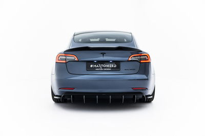 Heck Diffusor Seite V.2 Tesla Model 3
