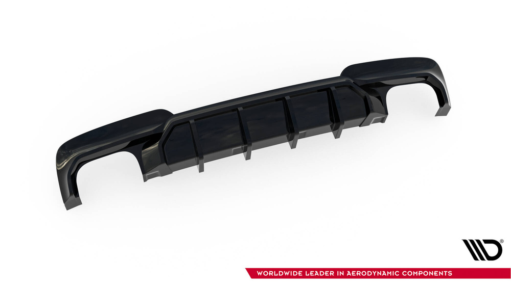 Heckansatz V.2 BMW 5 M-Pack F10 / F11 (Version mit zwei Doppelauspuffanlagen)
