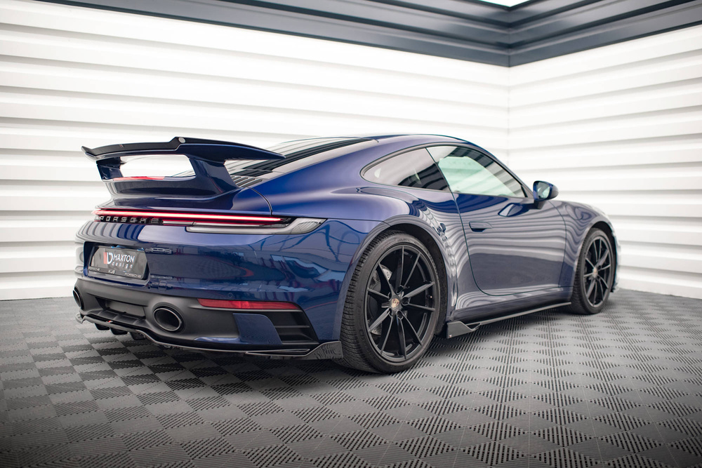 Hinten Splitter (mit einem vertikalem balken) V.2 Porsche 911 Carrera Aero / Carrera GTS 992
