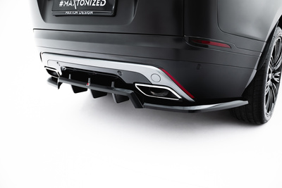 Hinten Splitter (mit einem vertikalem balken) V.3 Land Rover Range Rover Velar R-Dynamic Mk1