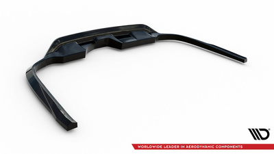 Hinten Splitter (mit einem vertikalem balken) Audi A6 Allroad C8