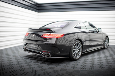 Hinten Splitter (mit einem vertikalem balken) Mercedes-Benz S Coupe AMG-Line C217 Facelift