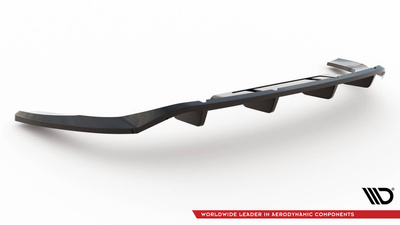 Hinten Splitter (mit einem vertikalem balken) Audi Q4 e-tron Sportback S-line Mk1