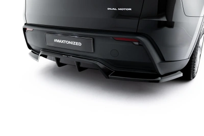 Hinten Splitter (mit einem vertikalem balken) Tesla Model Y Premium Mk1 Facelift