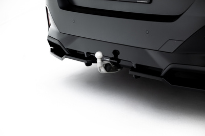 Hinten Splitter (mit einem vertikalem balken) V.2 BMW 5 / i5 M-Pack Sedan / Touring G60 / G61