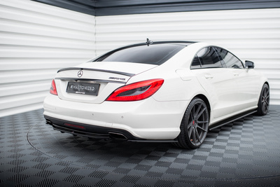 Hinten Splitter (mit einem vertikalem balken) Mercedes-Benz CLS AMG-Line C218