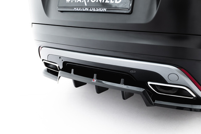 Hinten Splitter (mit einem vertikalem balken) V.3 Land Rover Range Rover Velar R-Dynamic Mk1