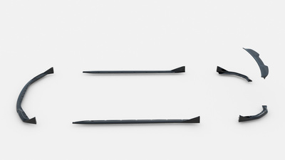 Diffusor Satz BMW M4 Coupe G82 / G82 Facelift