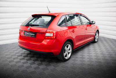 Heck Diffusor Seite Skoda Rapid Spaceback