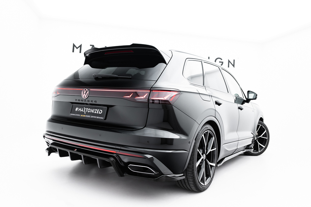 Hinten Splitter (mit einem vertikalem balken) Volkswagen Touareg R-Line Mk3 Facelift