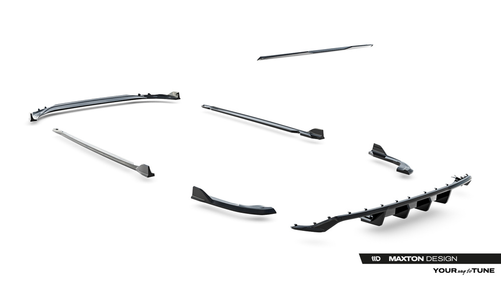 Diffusor Satz Volkswagen Golf R Variant Mk8 Facelift