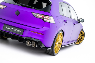Heck Diffusor Seite V.6 Volkswagen Golf R Hatchback Mk8 Facelift