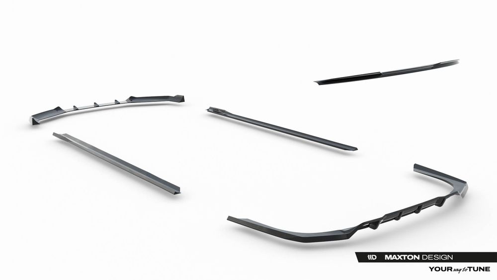 Diffusor Satz V.2 BMW 740d / 740i M-Pack G70