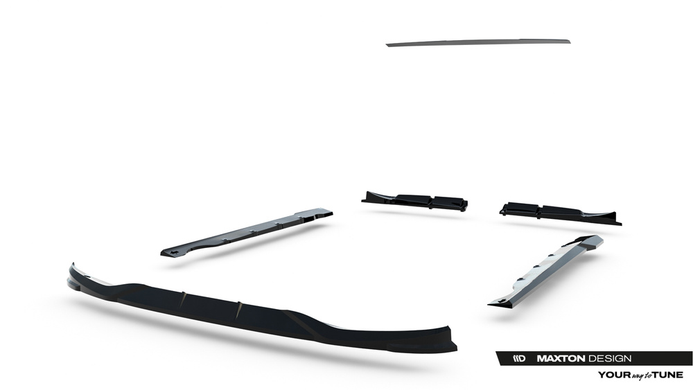 Diffusor Satz Brabus Smart Fortwo C451 Facelift