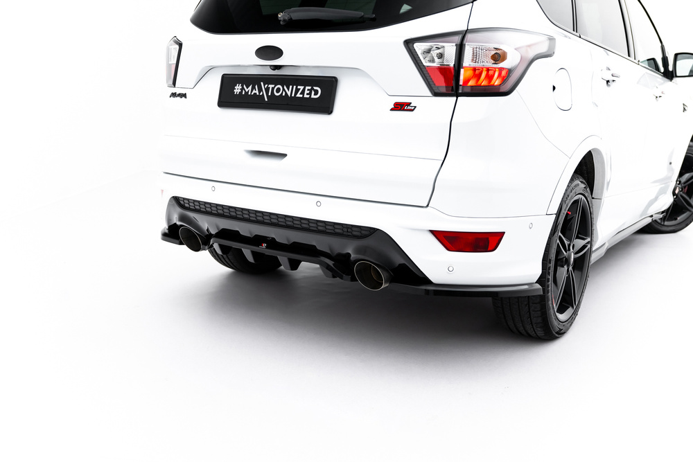 Hinten Splitter (mit einem vertikalem balken) Ford Kuga ST-Line Mk2 Facelift