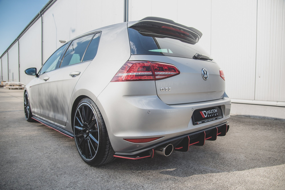 Street Pro Heck Diffusor Seite L + R V.1 VW Golf 7 GTI
