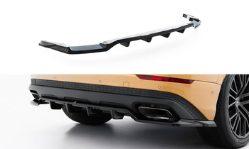 Hinten Splitter (mit einem vertikalem balken) Audi Q8 Mk1 Facelift