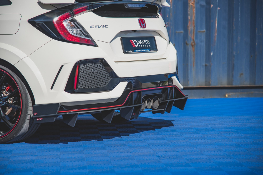 Rennen Haltbarkeit Heckansatz Honda Civic Type-R Mk10 / Mk10 Facelift