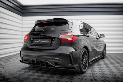 Street Pro Heck Diffusor Seite + Flaps Mercedes-Benz A AMG-Line W176 Facelift