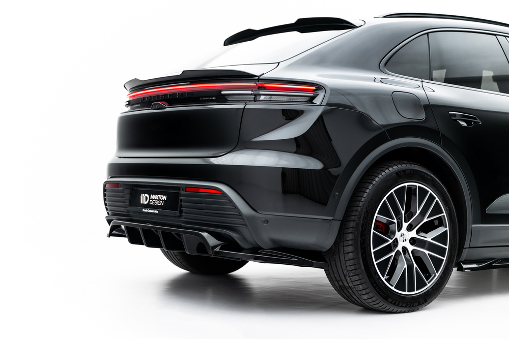 Hinten Splitter (mit einem vertikalem balken) Porsche Macan EV Mk1