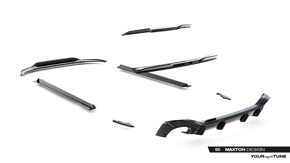 Diffusor Satz Audi RSQ8 Mk1