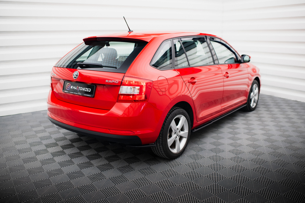 Heck Diffusor Seite Skoda Rapid Spaceback