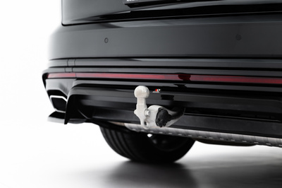 Hinten Splitter (mit einem vertikalem balken) Volkswagen Touareg R-Line Mk3 Facelift