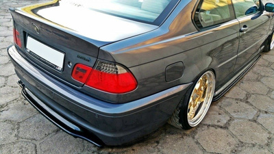 Hinten Splitter BMW 3 E46 MPACK COUPE (ohne vertikale Balken)