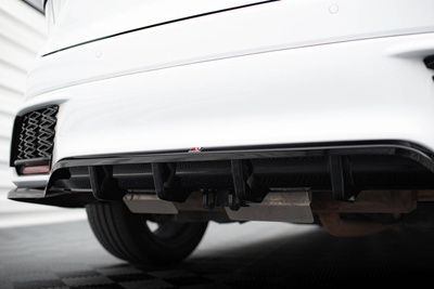 Hinten Splitter (mit einem vertikalem balken) Lexus RX F-Sport Mk5