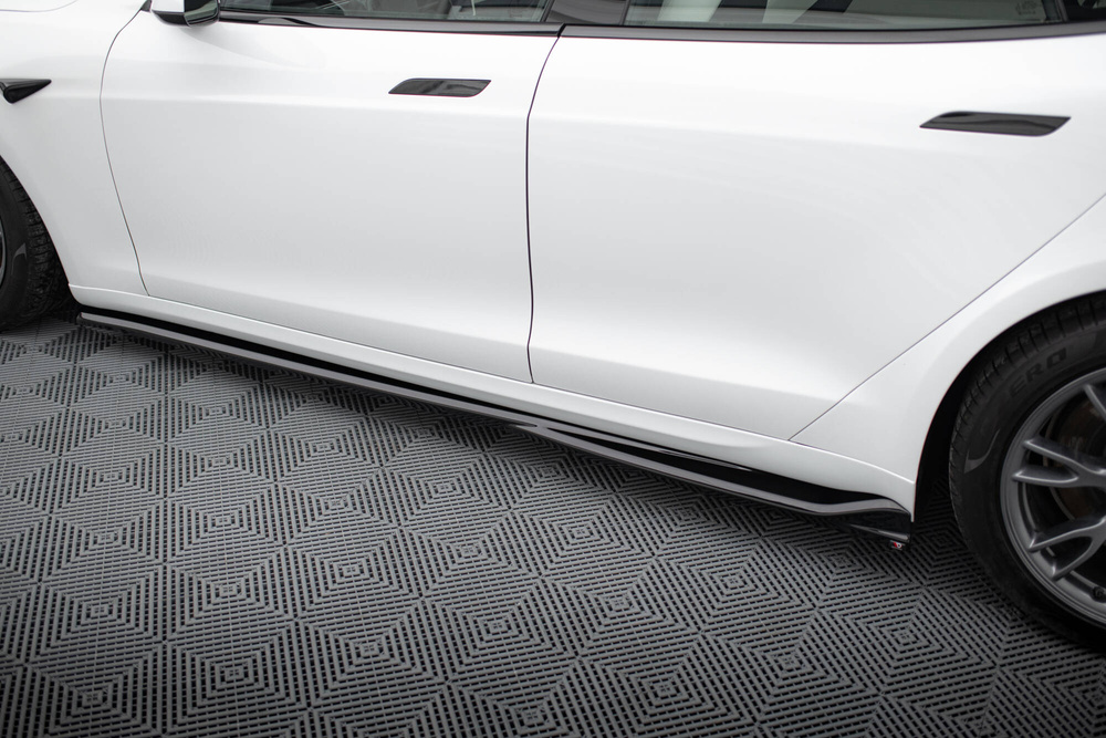 Seitenschweller Diffusor V.1 Tesla Model S Plaid Mk1 Facelift