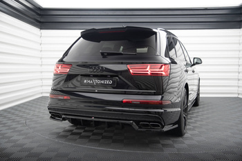 Hinten Splitter (mit einem vertikalem balken) Audi SQ7 / Q7 S-Line Mk2