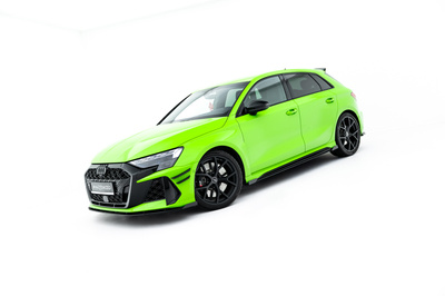 Street Pro Seitenschweller Diffusor + Flaps Audi RS3 Sportback 8Y Facelift