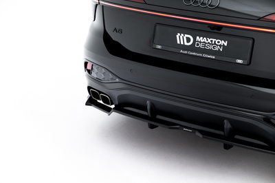 Hinten Splitter (mit einem vertikalem balken) V.1 Audi A6 S-Line C9