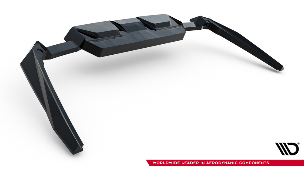 Hinten Splitter (mit einem vertikalem balken) BMW M5 Sedan / Touring G90